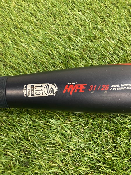 Used 2022 Easton ADV Hype Bat USSSA Certified (-5) Composite 26 oz 31"