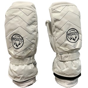 ALTITUDE WOMEN'S "FRISCO" WINTER SKI SNOWBOARD WARM WATERPROOF MITTEN (WHITE)