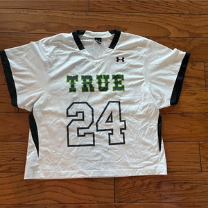 True National White Used Men's Under Armour Jersey