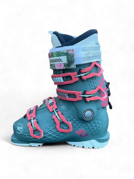 ROSSIGNOL WOMEN'S ALLTRACK GRIPWALK SKI BOOTS - GOOD HEELS & TOES (HAWAIIAN)
