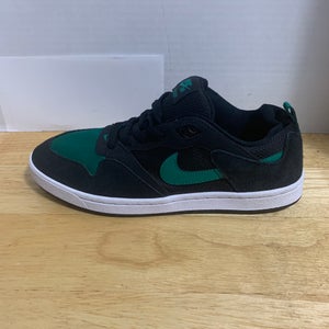 NIKE SB ALLEYOOP BLACK-MYSTIC GREEN-BLACK-WHITE SZ 8.5 [CJ0882-007]