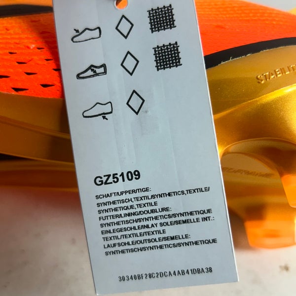 Adidas X Speedportal.1 FG Soccer Cleats Orange Size Men’s 5 Women’s 6 GZ5109