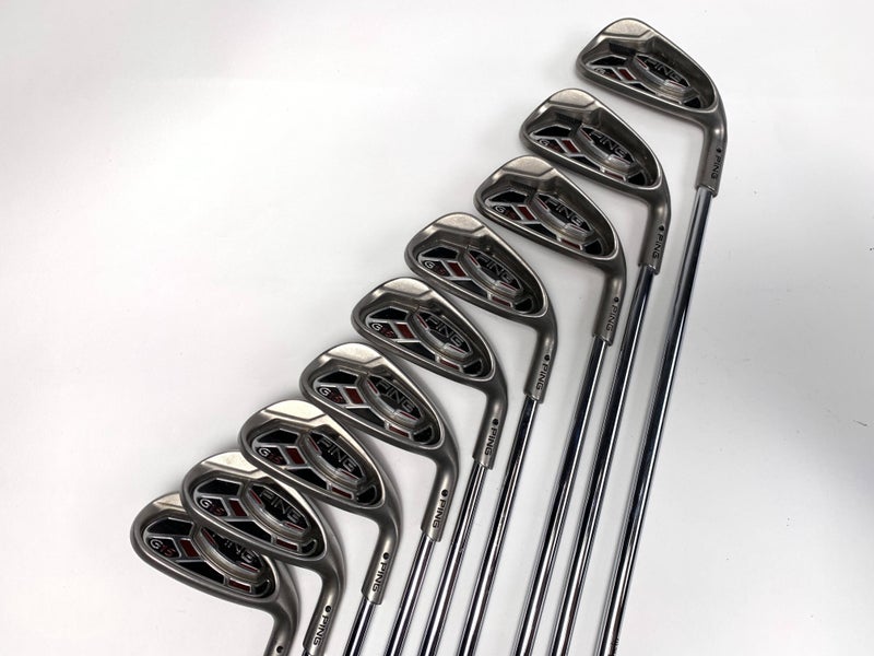Ping G15 Iron Set 5-PW+GW+SW+LW Black Dot AWT Regular Steel Mens RH