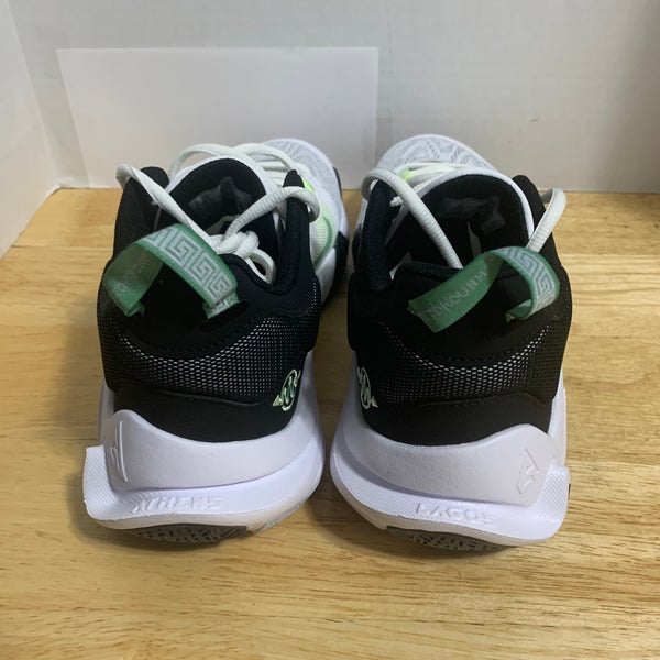 Mens Nike Giannis Immortality 2 White/Black-Barely Volt  display picture 3