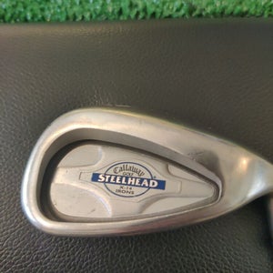 Callaway Big Bertha Steelhead X-14 9 Iron Firm Graphite Shaft