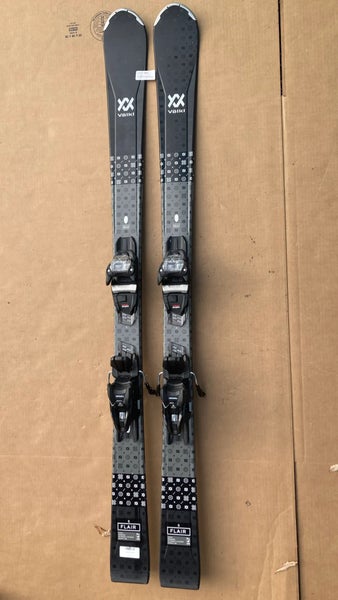 Used Volkl Flair 147 cm Skis With Bindings
