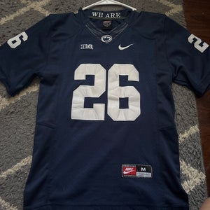 Blue Used Medium Nike IIHF PRO STOCK Jersey