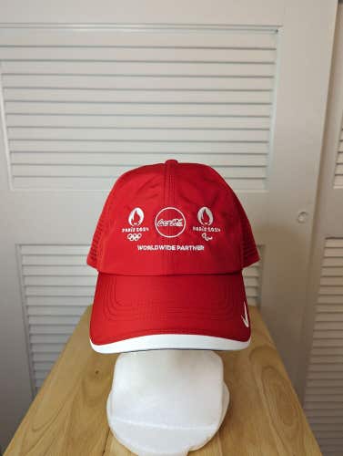 Coca-Cola Paris 2024 Nike Strapback Hat M/L