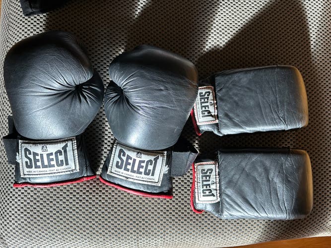 SELECT brand Leather Boxing Gloves and Leather Training Gloves