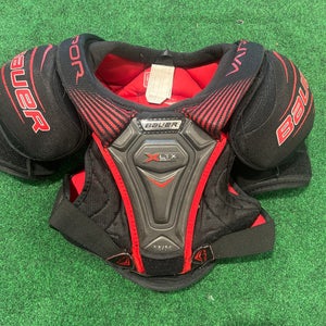 Used Bauer Vapor XLTX Pro Shoulder Pads- (Size: Junior Medium )