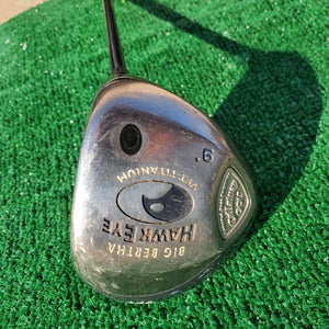 Used Men's Callaway Big Bertha Hawk Eye Right Handed Driver Stiff Flex 9 Loft
