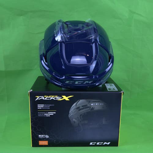 New Medium CCM Super Tacks X Helmet-Navy