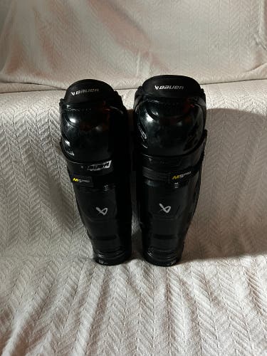 Used Senior Bauer 15"  Supreme M5 Pro Shin Pads