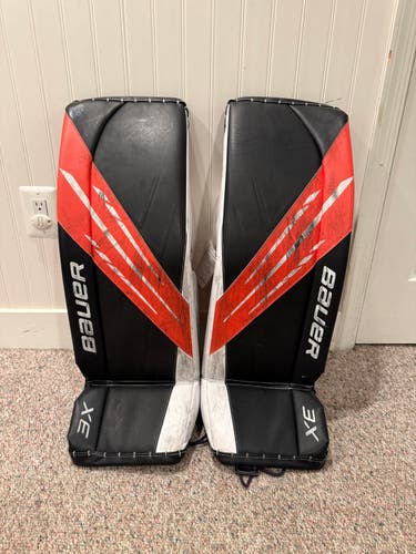 Used Bauer Vapor 3X 32+ (Large) Intermediate Goalie Leg Pads