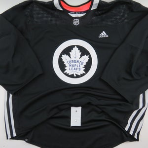 Adidas Toronto Maple Leafs Practice Worn Authentic NHL Hockey Jersey 60 GOALIE
