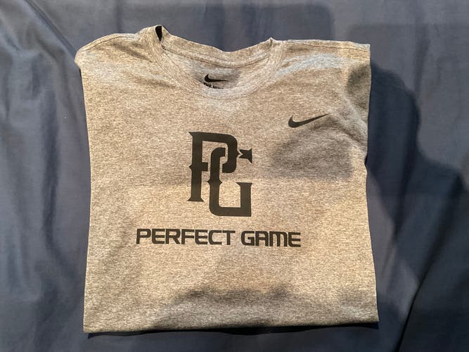 Used Perfect Game Nike Dri Fit Long Sleeve -L-Gray