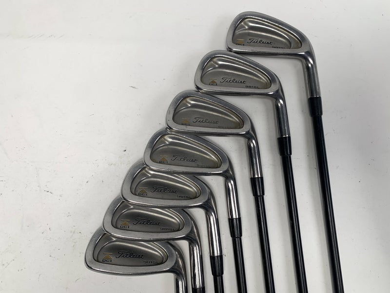 Titleist DCI 981 SL Iron Set 4-PW Grafalloy Prologic Regular Graphite Mens RH