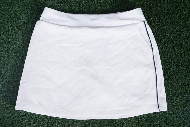 WOMEN'S SMALL CUTTER & BUCK TEAM USA PULL ON GOLF SKORT WHITE, VGC