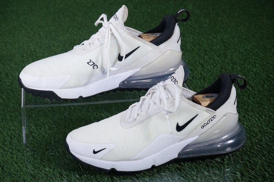 NIKE AIR MAX 270 G MENS 8.5 GOLF SHOES, WHITE BLACK PURE