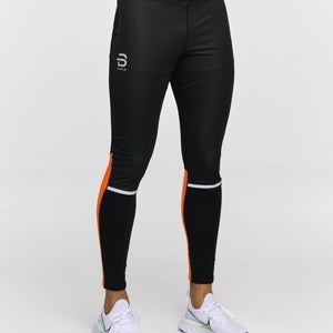 Bjorn Daehlie Winter Wool 2.0 Tights - Shocking Orange Men's XXL Running