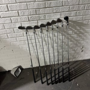 Left Handed Junior Nike ignite 3’s iron set + 3 Hybrid