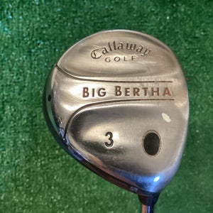 Callaway Big Bertha 2002 3 Wood Uniflex Steel Shaft