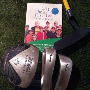Touring Pro Titanium Matrix Juniors Kids Set FWD, 5 & 9 Irons Putter Graphite