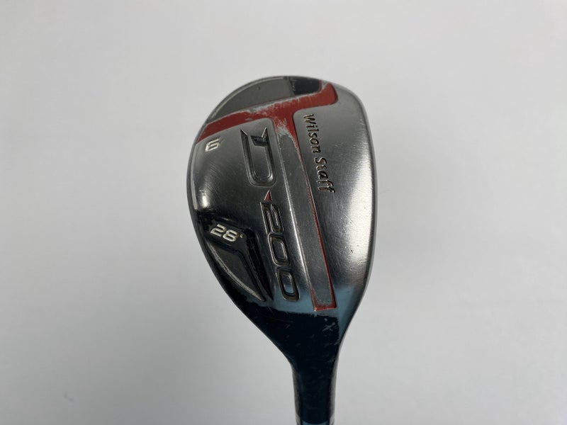 Wilson D200 6 Hybrid 28* UST Mamiya Elements Chrome 54FR Stiff Rattle RH