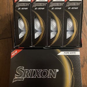 2 Dozen Srixon Z Star Golf Balls White