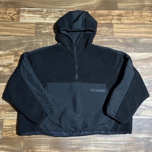 Nike Air Jordan Cozy Girl Fleece Black Jacket Womens Size 3X DJ2725-010 $140
