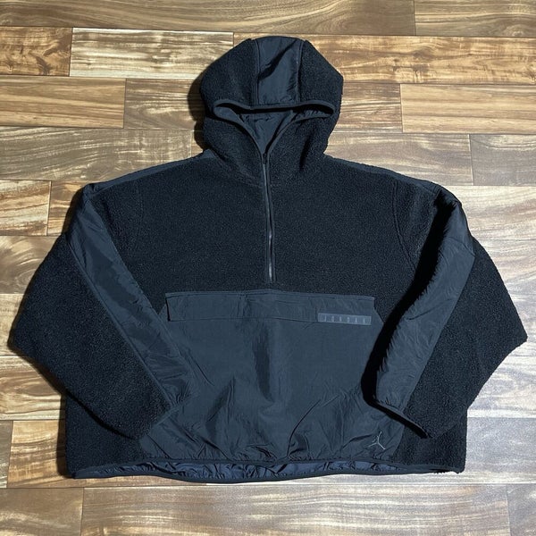 Nike Air Jordan Cozy Girl Fleece Black Jacket Womens Size 3X DJ2725-010 $140