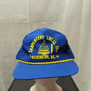 Vintage Carpenters Local 1110 Washington D.C. Mesh Snapback Hat