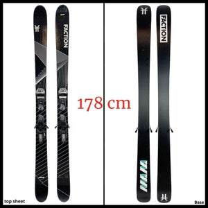 #2217 Faction Mana 2.0 Skis Mens 178 cm 2024 w/ Marker Griffon Bindings 13