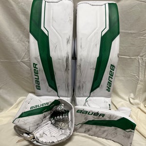 Oettinger Game Used Bauer Shadow Full Set