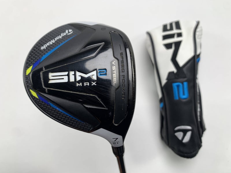 TaylorMade SIM2 MAX 7 Fairway Wood 21* Fujikura Ventus 5-R Regular RH HC
