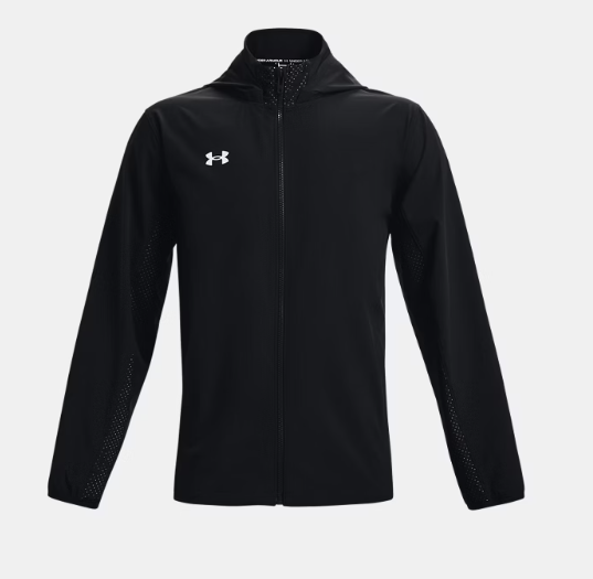 Men's Under Armour Squad 3.0 Warm-Up Full-Zip Jacket BUNDLE Black and Royal XL