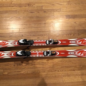 Used Kid's All Mountain 124 cm K2 Omni Jr Skis With Bindings, Ship on Dec. 10th
