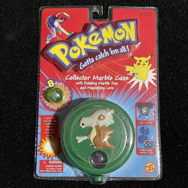 2000 Nintendo POKEMON Collector Marble Case CUBONE #104 Toy Biz NEW SEALED