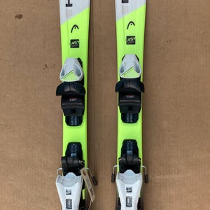 Used Kid's HEAD SuperShape Team 97 cm Skis With Bindings
