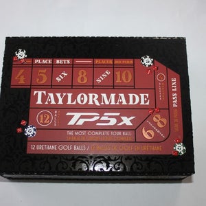 NEW TAYLORMADE TP5x PIX LAS VEGAS GOLF BALLS - 1 DOZEN, 12 BALLS