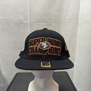 Vintage San Francisco 49ers 5 Time Champions Reebok Fitted Hat 7 1/4 NFL