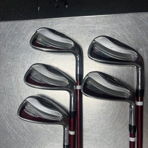 Used Men's Wilson Right Handed Uniflex Graphite Shaft Pro staff Iron Set