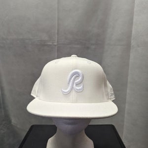 Vintage Washington Redskins Reebok Fitted Hat All White 7 1/2 NFL