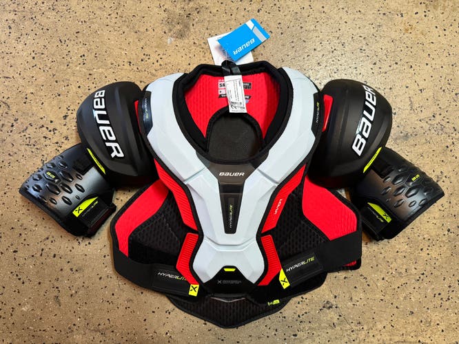 New Large Bauer Pro Stock Vapor Hyperlite Shoulder Pads