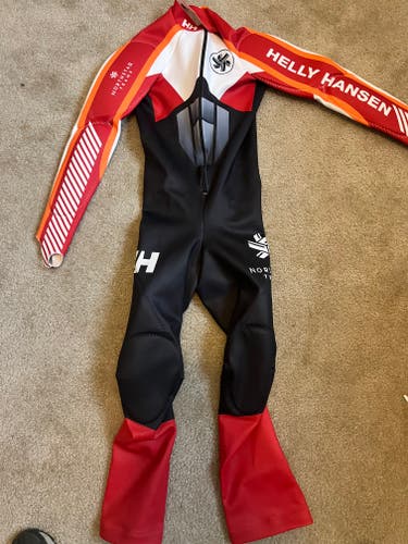 Used Kids  Helly Hansen Ski Racing Padded GS Suit Size 12
