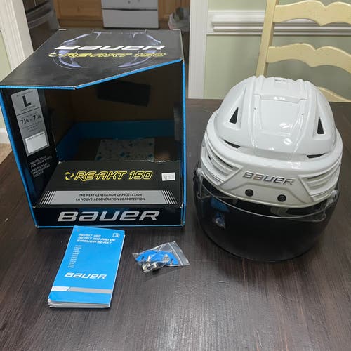 Used Large Bauer Re-Akt 150 Helmet