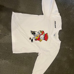White Used Medium Bauer Jersey