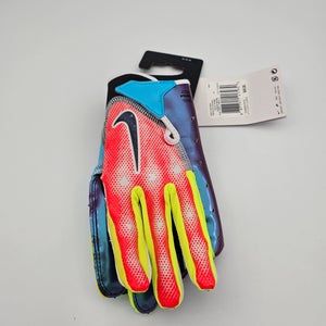 NIKE VAPOR JET 7.0 YOUTH RECEIVER FOOTBALL GLOVES, N.100.7116.908 COMBINE SIZE M