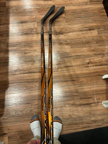 2 Pack New Custom Orange Senior Bauer Right Hand P92 77 Flex Vapor Hyperlite 2 Hockey Stick