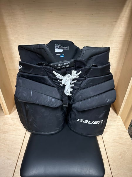Used Large Bauer Pro Stock Pro Hockey Goalie Pants